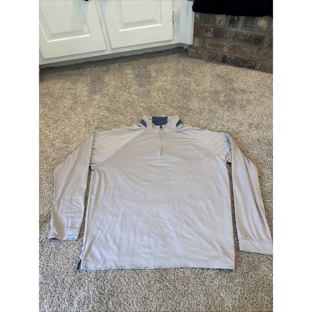Johnnie Performance 1/4 Zip Golf Pullover Mens Large L UPF 50+ Breathable Light